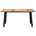 vidaXL Jedálenský stôl, nohy v tvare V 160x80x77 cm, recyklovaný masív