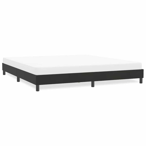 vidaXL Rám postele bez matraca Čierna 180x210 cm Zamat