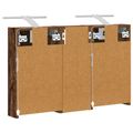 vidaXL Set kabinetov do kúpeľne 3 ks 80 x 10,5 x 50 cm