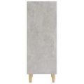 vidaXL Komoda betónovo sivá 34,5x32,5x90 cm spracované drevo