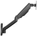ROZBALENÉ - Neomounts  WL70-450BL11 / wall mounted gas spring monitor arm (3 pivots VESA 100x100) / Black Držák, VESA, nástenný, pro monitor, úhloprícka 17"-32", náklon -45°-90°, otácení 180°, nosnost 9kg, cerný - ROZBALENÉ