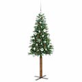 vidaXL Úzky vianočný stromček Zelená 150 cm