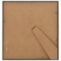 vidaXL Fotorámiky na stôl, koláž 3 ks, čierne 30x30 cm, MDF