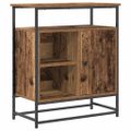 vidaXL Servírovacia skriňa Staré drevo 69 x 35 x 80 cm