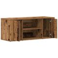 vidaXL TV skrinka 100 x 35 x 40 cm Staré drevo Kompozitné drevo
