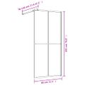 vidaXL Sprchová zástena s priehľadným ESG sklom, zlatá 80x195 cm