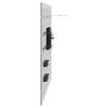 vidaXL Panel na nástroje 3 ks Sivá 150 x 1 x 80 cm