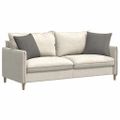vidaXL Vankúše na pohovku 2 pcs Svetlosivá 45 x 45 cm