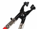 Kliešte na jednoduché samosvorné hadicové spony, zahnuté MECHANIC HOSE CLAMP 6 SIXTOL