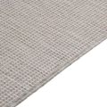vidaXL Vonkajší koberec s plochým tkaním 80x250 cm svetlošedý