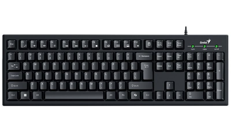 Genius Smart KB-100/Drátová USB/ CZ- SK layout/Čierna