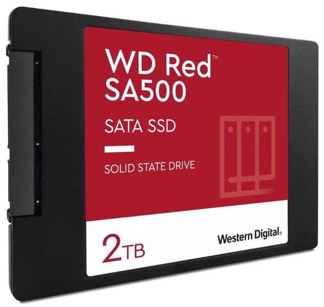 WD Red SA500 POWERED BY SANDISK/2TB/SSD/2.5"/SATA/5R SSD disk, interný, 2TB, 2,5", SATA III, 3D NAND