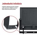 LED reflektor TAMBO EVO, 100 W, 10 000 lm, IP65, čierny