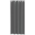 vidaXL Voálové závesy s priechodkami 2 ks tmavosivé 140x245 cm