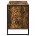 vidaXL TV skrinka 140 x 36 x 49.5 cm Dymová dub Kompozitné drevo
