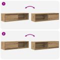 vidaXL TV skrinka Artisan Dub 100x31x25,5 cm Drevo