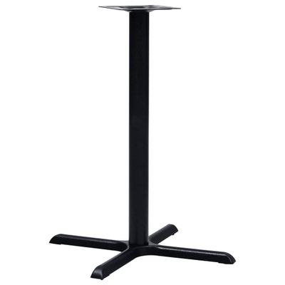 vidaXL Noha pre bistro stôl čierna 76x76x107 cm liatina