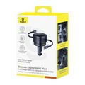 Baseus Enjoyment Max nabíjačka do auta s USB-C+Lightning káblami a portami USB-A+USB-C 90W čierna