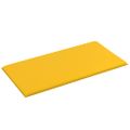 vidaXL Nástenné panely 12 ks žlté 30x15 cm zamat 0,54 m²