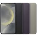 Samsung vegánsky kožený obal pre Samsung Galaxy S24 Plus tmavofialová
