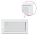 vidaXL Otočné a sklopné okno do suterénu RISOR 110 x 70 cm PVC a sklo