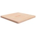 vidaXL Štvorcová stolová doska 70x70x4 cm neošetrený dubový masív