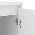 vidaXL Kabinet na práčku Biela 87 x 60 x 89 cm Kompozitné drevo