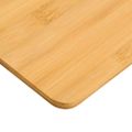 vidaXL Raňajkové taniere 6 ks 22x14x0,8 cm bambus