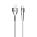 Kábel Forever Sleek USB - USB-C 1,0 m 3A biely