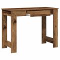 vidaXL Písací stôl staré drevo 100x45x75 cm kompozitné drevo