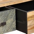 vidaXL Konferenčný stolík z recyklovaného teakového dreva, 90x65x40 cm