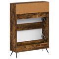 vidaXL Skriňa na topánky BREDA 78 x 24 x 103 cm Kompozitné drevo