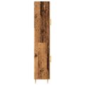 vidaXL Highboard 2 ks Staré drevo 69,5 x 34 x 180 cm Kompozitné drevo