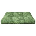 vidaXL Poduška na paletovú pohovku vzor listov 70x70x12 cm látka