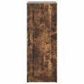 vidaXL Servírovacia skriňa Dymový dub 33 x 34,5 x 87 cm