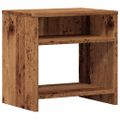 vidaXL Nočný stolík staré drevo 40x30x40 cm kompozitné drevo