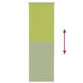 vidaXL Zatemňovacia roleta, listy zelené, 45x150 cm, šírka látky 40,7 cm, polyester