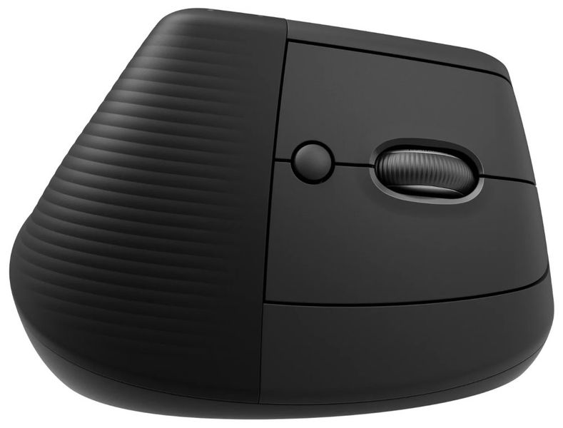 LOGITECH Lift For Business/Ergonomická/Optická/Pre pravákov/4 000 DPI/USB+BT/Grafitová Myš, vertikálna, bezdrôtová, optická, pre pravákov, 4000DPI, 6 tlačidiel, Bluetooth 5.0, šedo-čierna