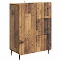 vidaXL Servírovacia skriňa so zásuvkou Staré drevo 66 x 34,5 x 91,5 cm