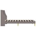 vidaXL Rám postele Jednofarebný s čelnou doskou pripojovacia doska