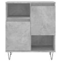 vidaXL Komoda betónovo sivá 60x35x70 cm spracované drevo