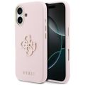 Guess HC PU FW RESIN LOGO PINK puzdro pre iPhone 17 Pro 6,3"