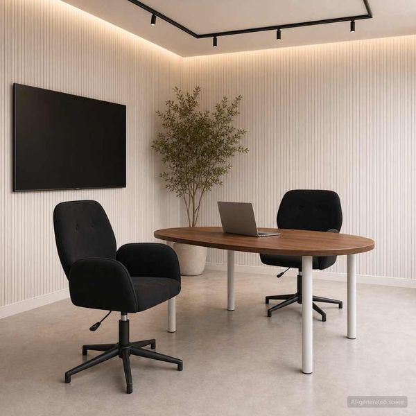 vidaXL Otáčacie stoličky k stolu 2 ks 54 x 55 x 90 cm Čierna Zamat