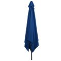 vidaXL Záhradný slnečník 295 x 295 x 245 cm Polyester a oceľ Azurblue