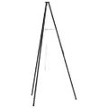 vidaXL Tripod na táborák Čierna 92 x 92 x 191,5 cm Oceľ