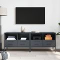 vidaXL TV skrinky 2 ks antracitové 68x39x50,5 cm oceľ