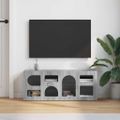 vidaXL TV skrinka ELST 100 x 35 x 40 cm Sivý Sonoma Kompozitné drevo