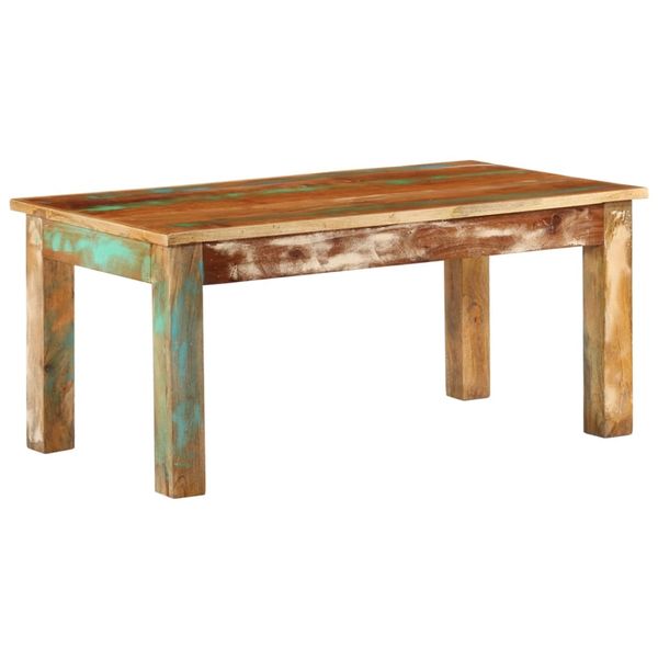 vidaXL Konferenčný stolík 100x55x45 cm recyklovaný masív