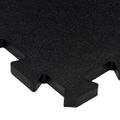 vidaXL Gumové podlahové dlaždice 16 ks čierne 16 mm 30x30 cm