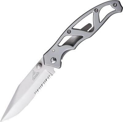 Gerber 22-48447 Paraframe II Part. Serrated vreckový nôž 9 cm, matná, celooceľový